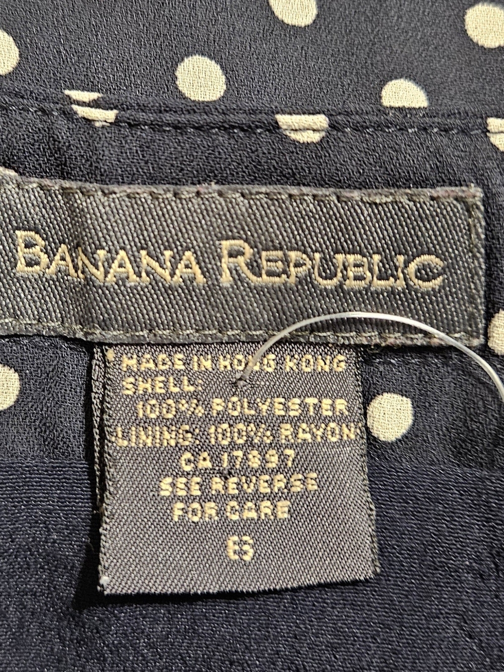 Banana Republic Black & White Polka Dot A-Line Skirt - Picture 3 of 3